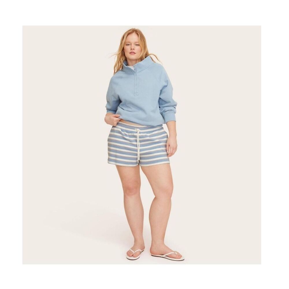 Target x PARKE Women's Drawstring Blue/Orange knit shorts Size M NWT Ships Free